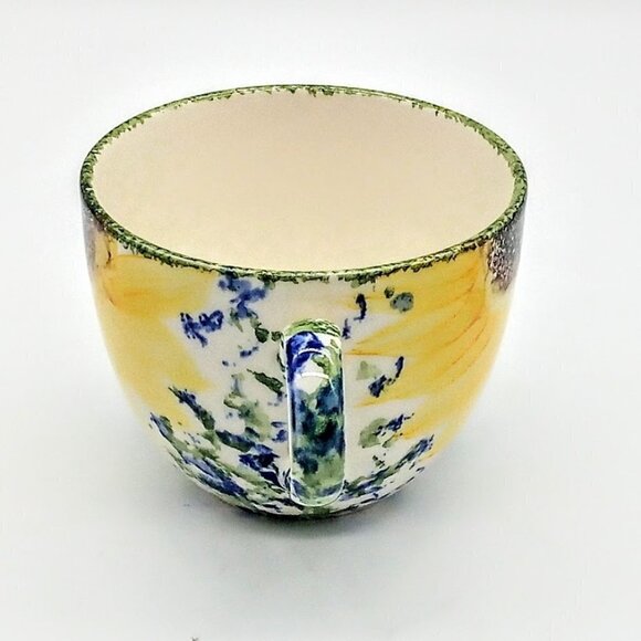 Vintage Hand-Painted Poole Pottery Vincent Ceramic Tea Cup - Picture 3 of 7